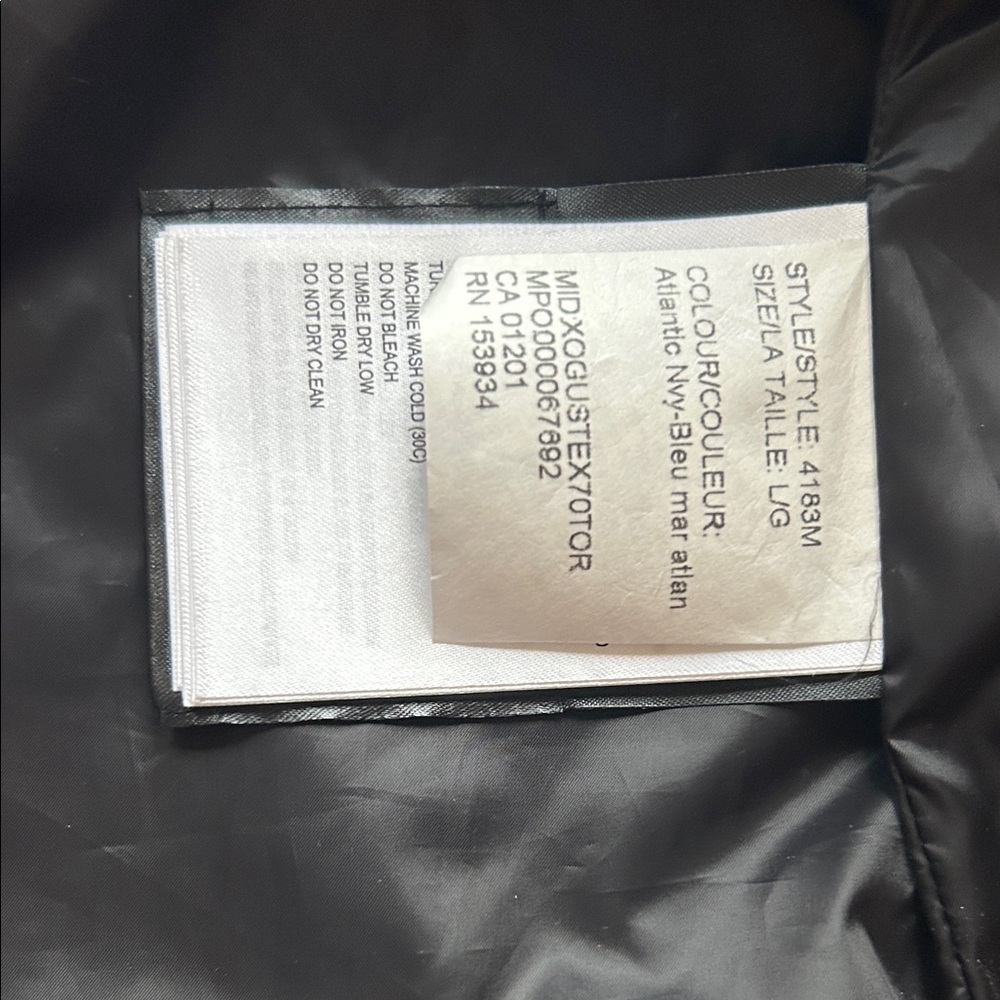 Canada Goose Dark Blue Performance Jacket - Picture 2 of 7
